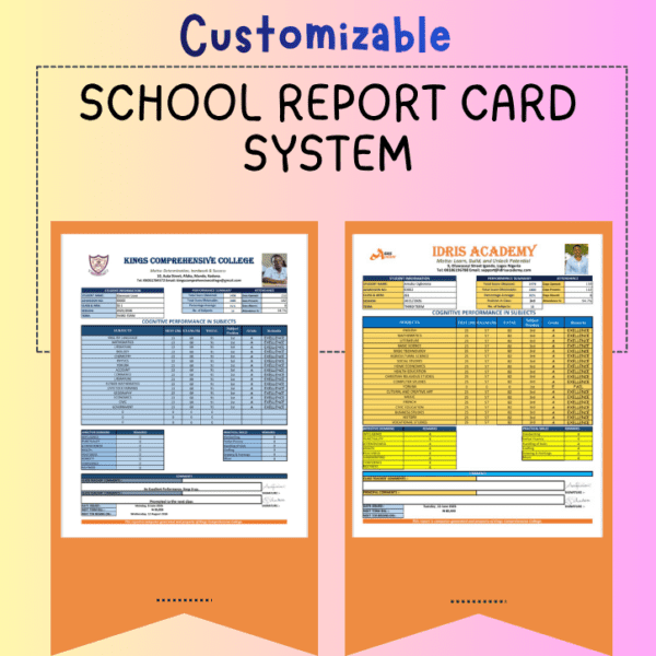 Software allows teachers to create their own exam questions (1) School Report Card System
